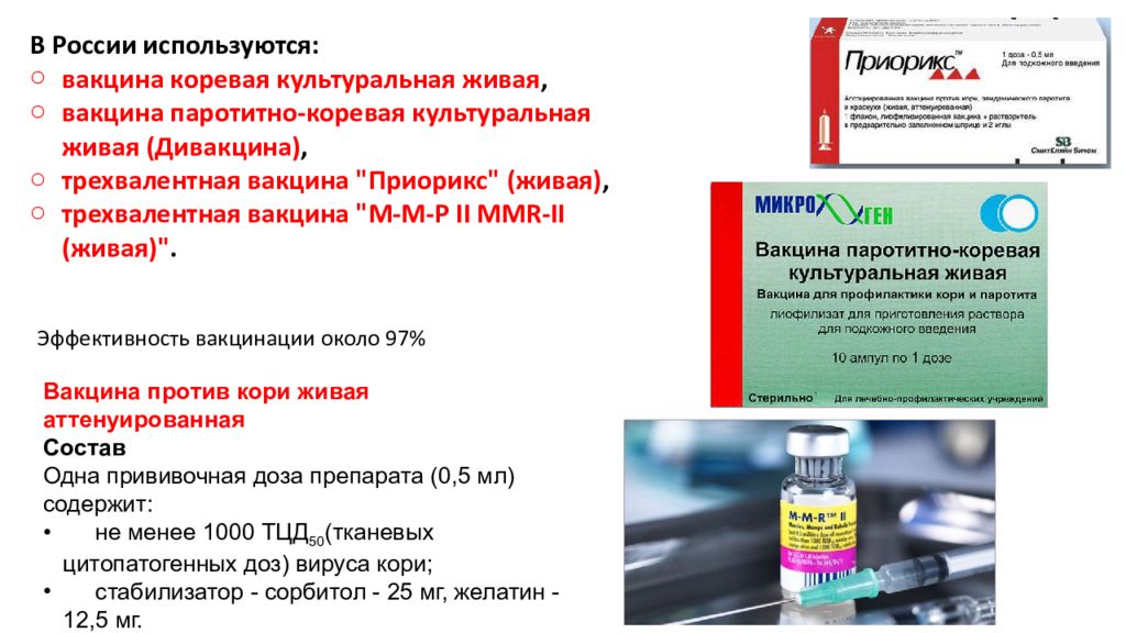 Вакцинация против краснухи схема