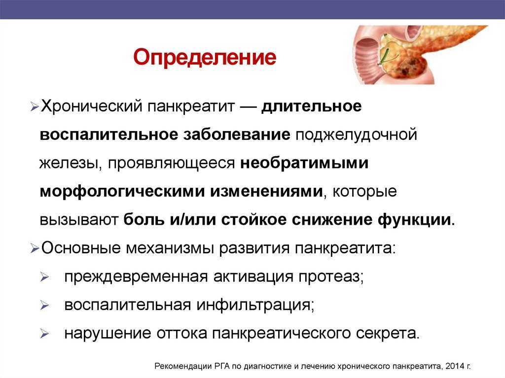 Панкреатит поджелудочной железы