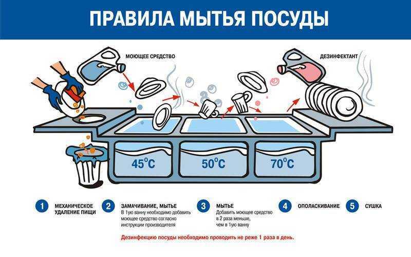 Правильная схема мытья и дезинфекции оборудования и аппаратуры для молока