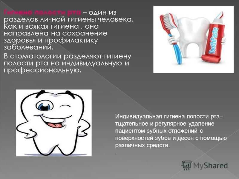 Презентация гигиена полости рта для школьников