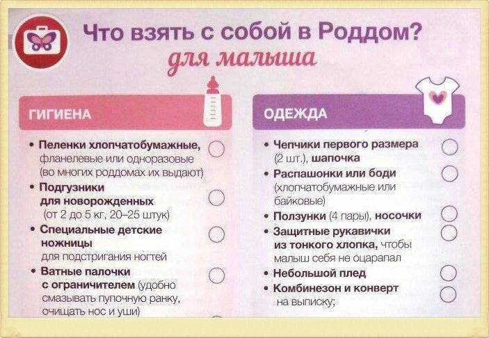 Чем заполнить сумку в роддом: вещи для мамы, для малыша, документы, необходимые мелочи
