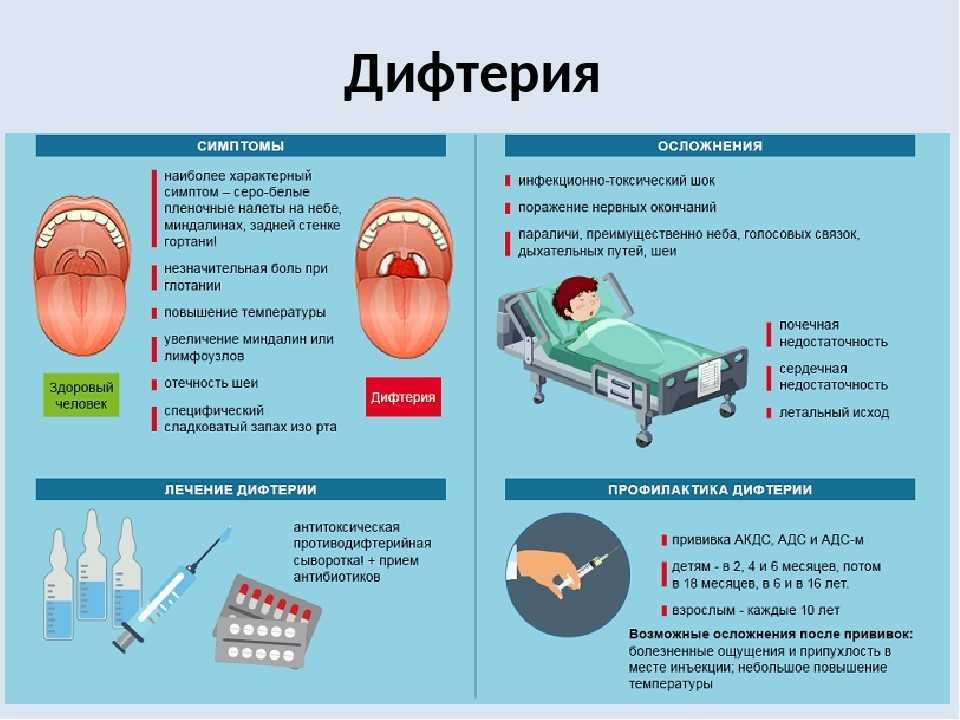 ᐈ что такое дифтерия? ~ 【симптомы и лечение】