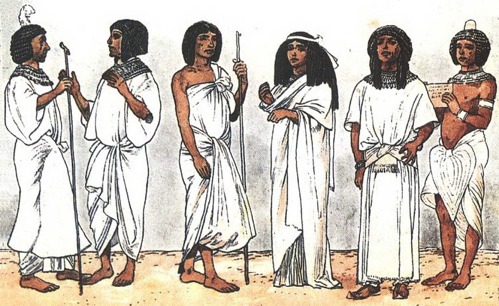Одежды египтянок древний Египет