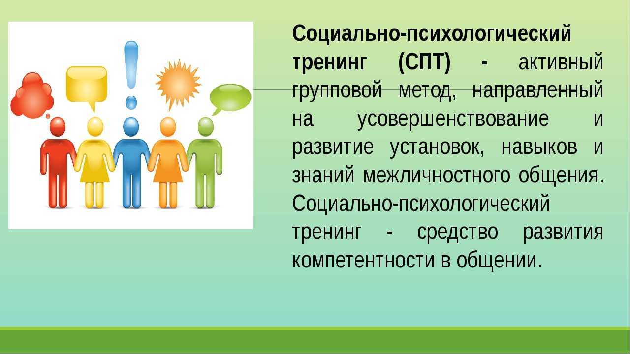 Социально психологический тренинг презентация