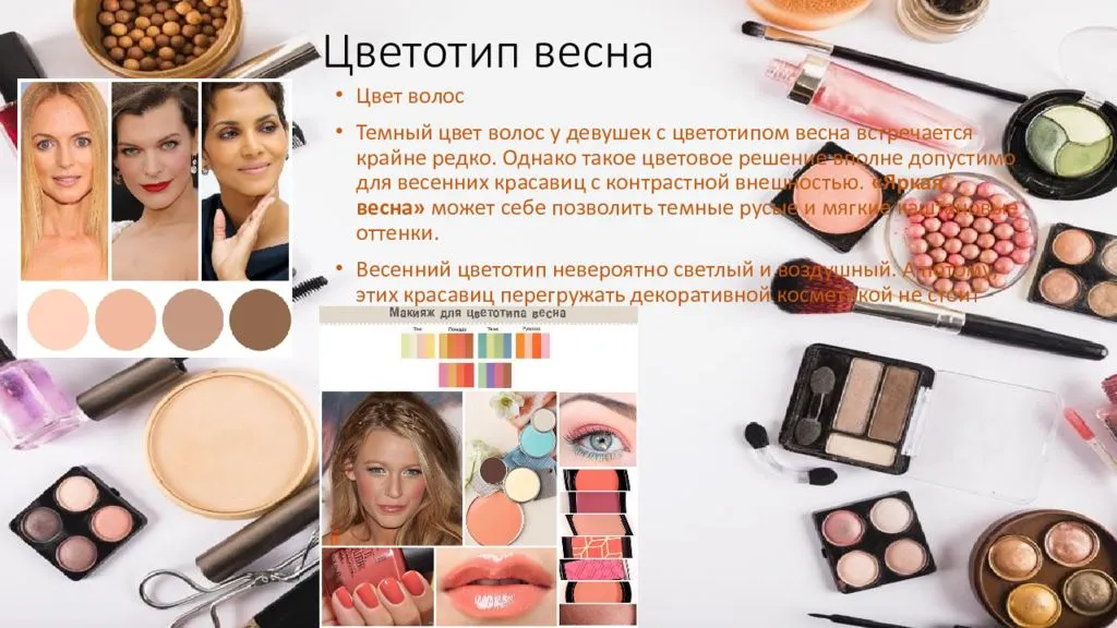 Цветотип "весна": какие цвета подходят?