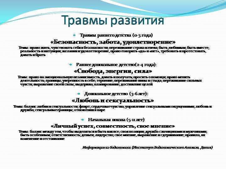 Нанести психологическую травму. Классификация психических травм. Стадии развития и психологические травмы. Травмы в психологии классификация. Стадии прохождения психологической травмы.